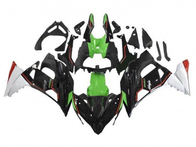 Carenados Moto Kawasaki Ninja 650 EX650 2017-2019 - Verde Negro Blanco Rojo