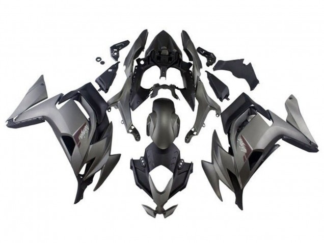 Carenados Moto Kawasaki Ninja 650 EX650 2020-2024 - Gris Mate Negro Mate