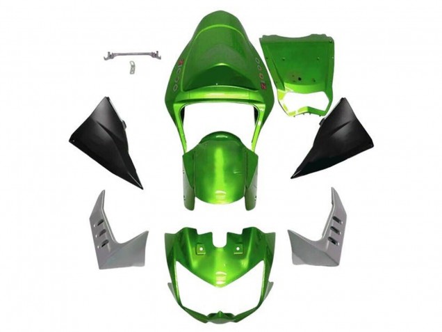 Carenados Moto Kawasaki Z1000 2003-2006 - Verde Negro Mate