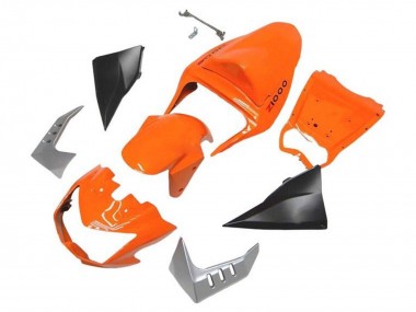 Carenados Moto Kawasaki Z1000 2003-2006 - Naranja Negro Mate