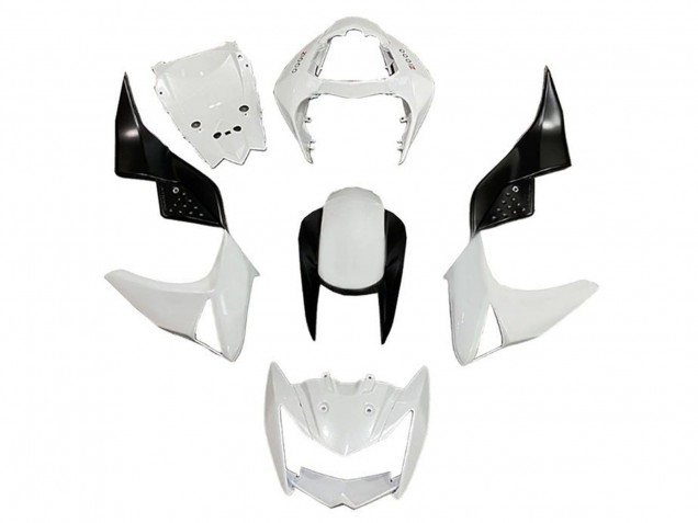 Carenados Moto Kawasaki Z1000 2007-2009 - Blanco Negro
