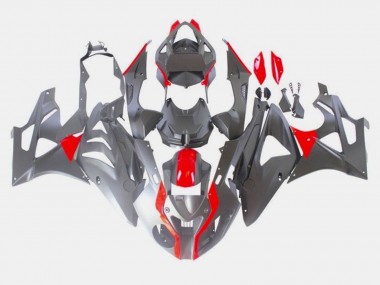 Carenado Moto BMW S1000RR 2009-2014 - Rojo Negro Mate