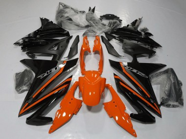 Carenados Moto Honda CBR500R 2013-2015 - Naranja Gris Negro Brillante