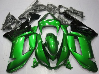 Carenados Moto Kawasaki ZX6R 2007-2008 - Verde Negro