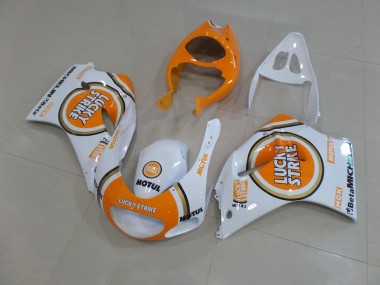 Carenados Moto Suzuki RGV250 VJ22 1991-1996 - Blanco Naranja Lucky Strike Motul