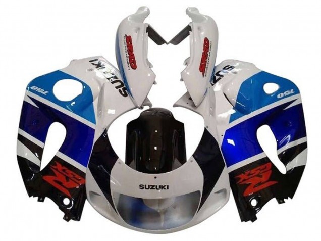 Carenados Moto Suzuki GSXR 600 / GSXR 750 1996-2000 - Blanco Negro Double Azul Rojo