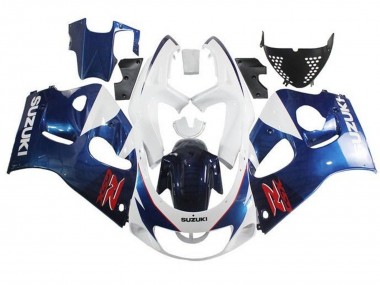 Carenados Moto Suzuki GSXR 600 / GSXR 750 1996-2000 - Blanco Azul Rojo
