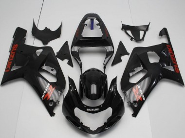 Carenados Moto Suzuki GSXR 600 / GSXR 750 2001-2003 - Negro Brillante Rojo