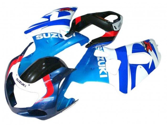 Carenados Moto Suzuki GSXR 600 / GSXR 750 2001-2003 - Blanco Azul Rojo Negro