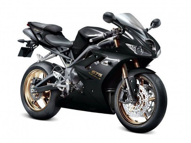 Carenados Moto Triumph Daytona 675 Triple 2009-2012 - Negro Brillante