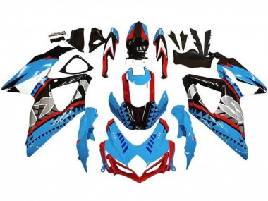 Carenados Moto Suzuki GSXR 600 / GSXR 750 2008-2010 - Azul Rojo Negro Shape