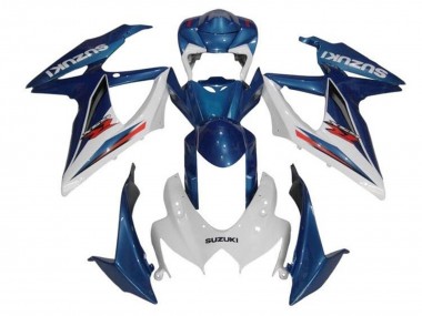 Carenados Moto Suzuki GSXR 600 / GSXR 750 2008-2010 - Azul Blanco Rojo