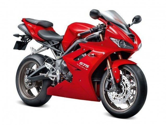 Carenado Moto Triumph Daytona 675 Triple 2009-2012 - Rojo