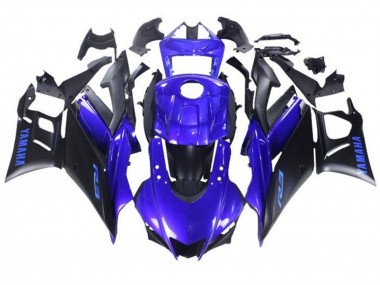 Carenados Moto Yamaha YZF R3/R25 2019-2021 - Azul Negro Mate