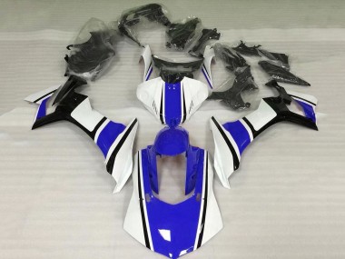 Carenado Moto Yamaha YZF 1000 R1 2015-2019 - Blanco Azul Negro