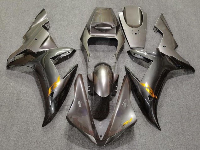 Carenados Moto Yamaha YZF 1000 R1 2002-2003 - Gris Oro Calcomanías