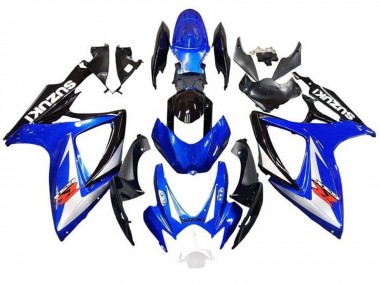 Carenados Moto Suzuki GSXR 600 / GSXR 750 2006-2007 - Azul Blanco Negro Rojo