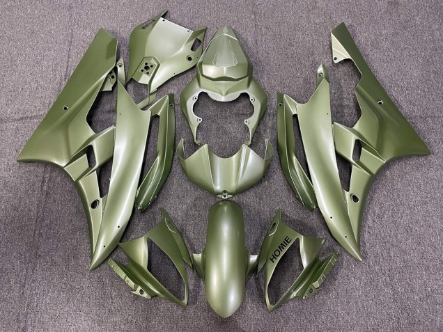 Carenados Moto Yamaha YZF R6 2006-2007 - Verde Oliva