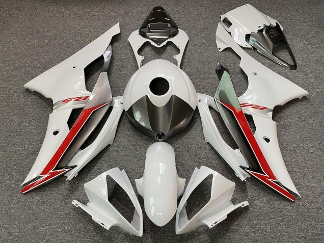 Carenados Moto Yamaha YZF R6 2008-2016 - Blanco Perla Rojo