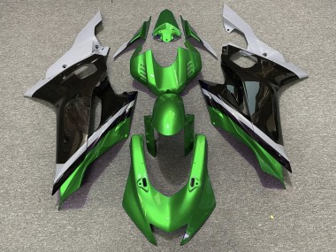 Carenados Moto Yamaha YZF R6 2017-2023 - Gris Verde Negro Brillante