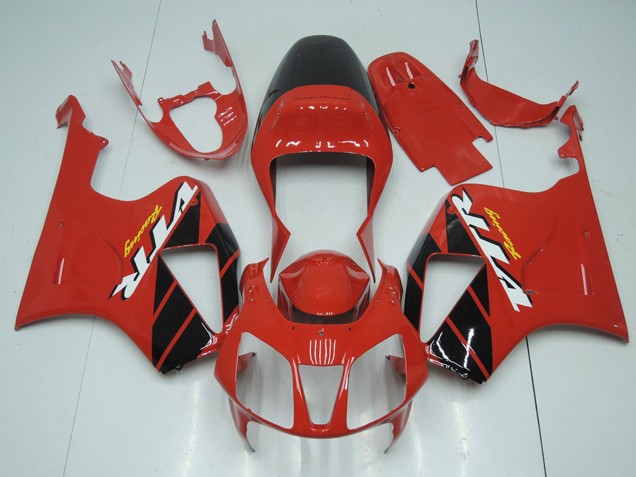 Kits Carenado Moto Honda VTR1000 2000-2006 - Rojo Negro Brillante Raya