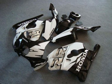 Carenado Moto Honda CBR250RR MC22 1990-1998 - Blanco Negro Brillante