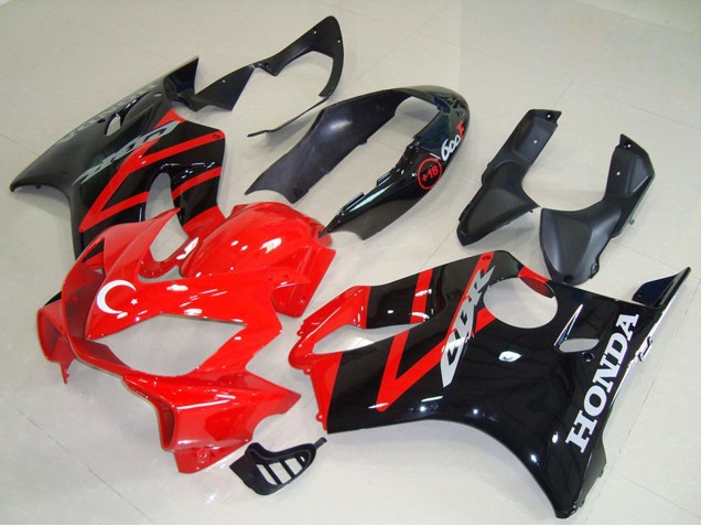Kits Carenado Moto Honda CBR600 F4i 2004-2007 - Rojo Negro Brillante