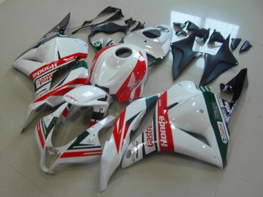 Carenados Moto Honda CBR600RR 2009-2012 - Blanco Rojo Verde Castrol