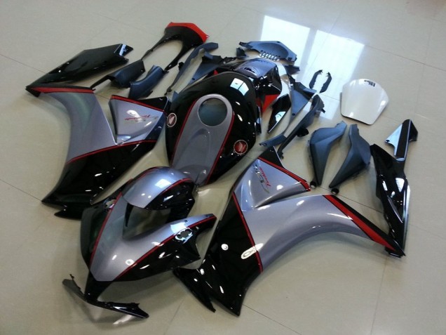 Carenados Moto Honda CBR1000RR 2012-2016 - Gris Rojo Negro Brillante