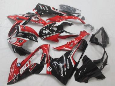 Carenado Moto BMW S1000RR 2015-2016 - Blanco Rojo Negro Brillante