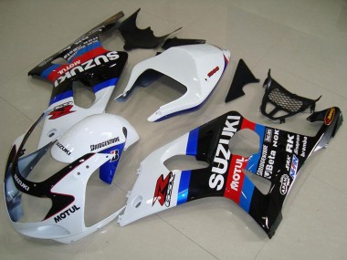 Carenados Moto Suzuki GSXR 1000 2000-2002 - Blanco Azul Negro Rojo Motul