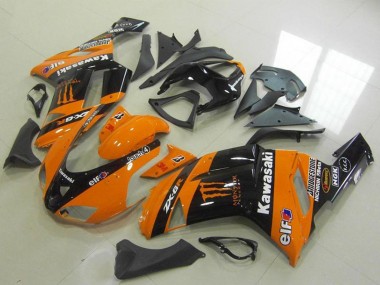 Carenados Moto Kawasaki ZX6R 2007-2008 - Naranja Monstruo