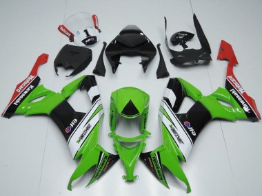 Carenados Moto Kawasaki ZX10R 2008-2010 - Verde Blanco Negro Rojo Elf Motorrad