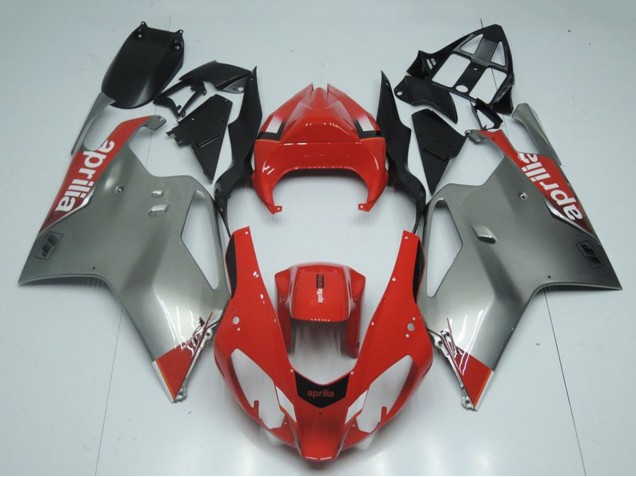 Carenados Moto Aprilia RSV1000 2003-2006 - Rojo Gris Negro
