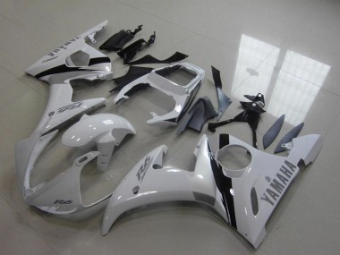 Kits Carenado Moto Yamaha YZF R6 2003-2004 - Blanco Negro Brillante