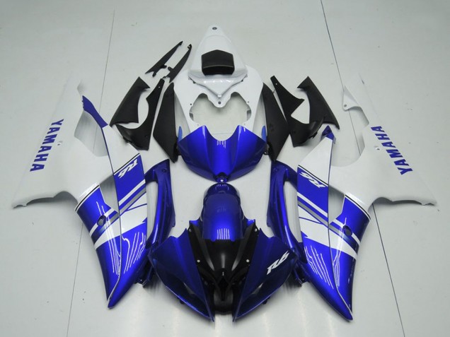 Carenados Moto Yamaha YZF R6 2008-2016 - Blanco Azul Negro OEM Estilo
