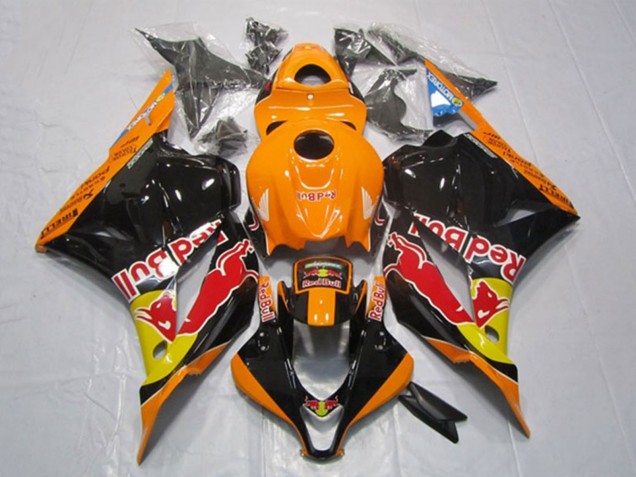 Carenados Moto Honda CBR600RR 2009-2012 - Naranja Amarillo Negro Brillante Rojo Bull