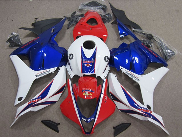 Carenado Moto Honda CBR600RR 2009-2012 - Blanco Rojo Azul HRC