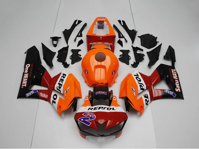 Carenados Moto Honda CBR1000RR 2012-2016 - Naranja Blanco Rojo Negro Brillante Repsol 2