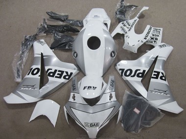 Carenado Moto Honda CBR1000RR 2008-2011 - Blanco Plata Negro Repsol