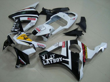 Carenados Moto Honda CBR900RR 954 2002-2003 - Blanco Amarillo Negro Brillante Rizoma Playboy 14