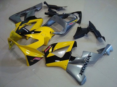Carenados Moto Honda CBR900RR 929 2000-2001 - Amarillo Plata Negro Brillante
