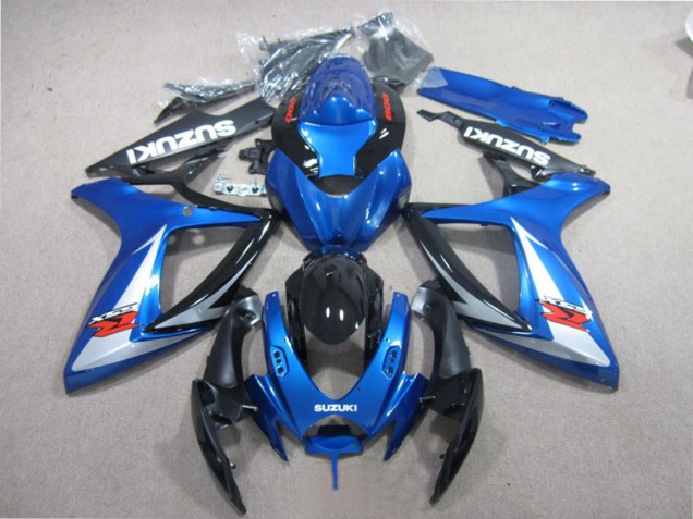 Carenados Moto Suzuki GSXR 600 2006-2007 - Azul Blanco Negro Brillante Rojo