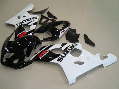 Carenados Moto Suzuki GSXR 750 2004-2005 - Negro Brillante Blanco Rojo