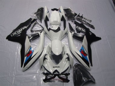 Kits Carenado Moto Suzuki GSXR 1000 2007-2008 - Blanco Azul Negro Rojo