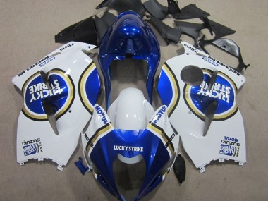 Carenados Moto Suzuki GSXR 1300 Hayabusa 1996-2007 - Blanco Azul Motul Lucky Strike