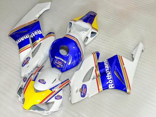 Carenados Moto Honda CBR1000RR 2004-2005 - Blanco Azul Amarillo Rothmans