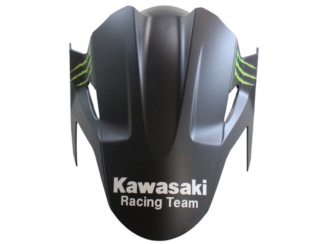 Carenados Moto Kawasaki EX400 2018-2024 - Negro Mate Verde Monstruo Showr Nieve
