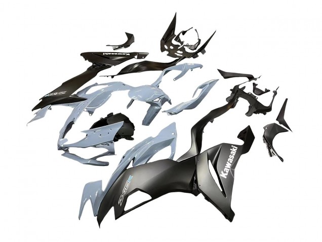 Carenados Moto Kawasaki ZX6R 2019-2022 - Gris Negro Mate