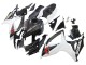 Carenados Moto Suzuki GSXR 600/750 2006-2007 - Negro Blanco FibraCarbono Estilo